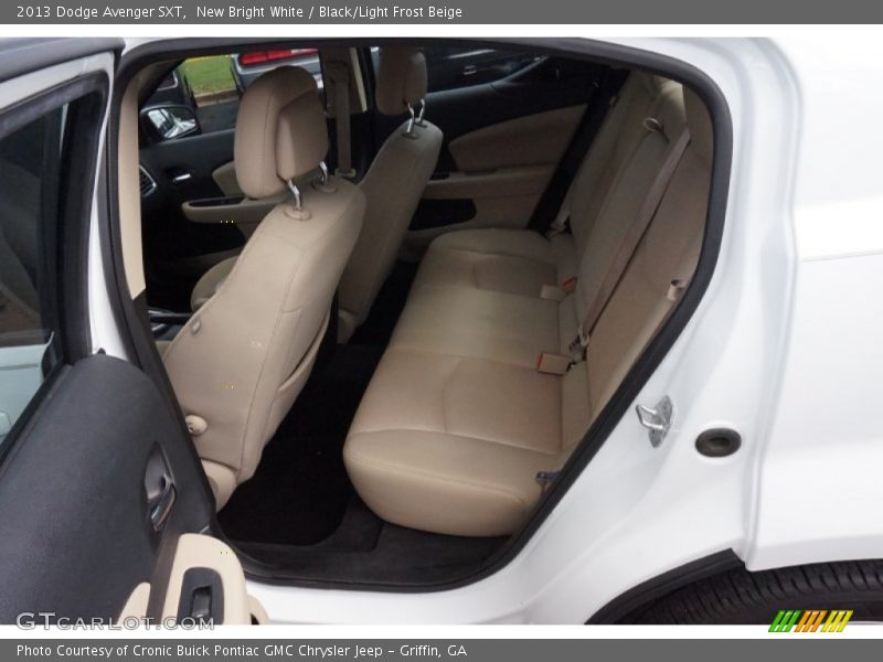 New Bright White / Black/Light Frost Beige 2013 Dodge Avenger SXT
