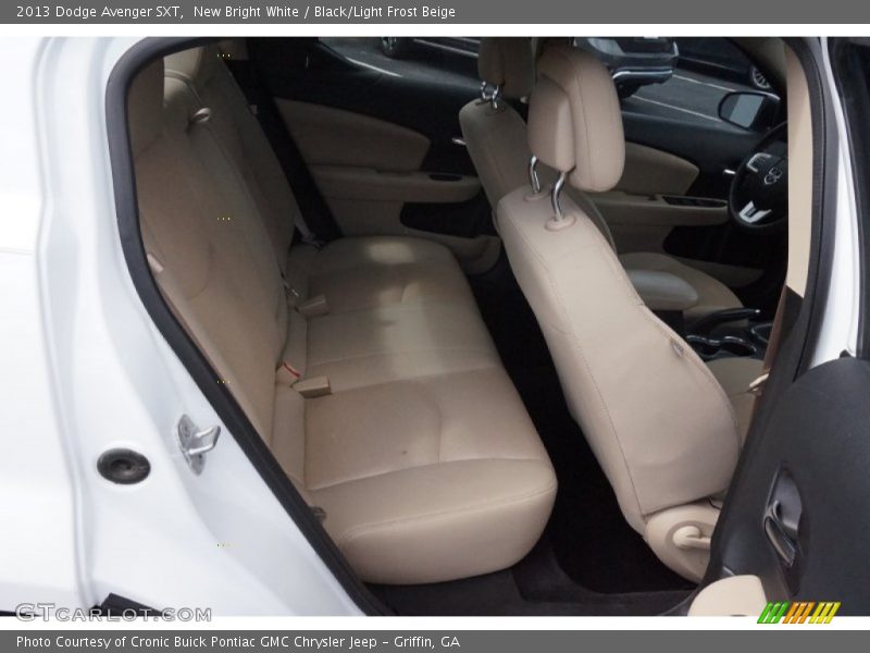 New Bright White / Black/Light Frost Beige 2013 Dodge Avenger SXT