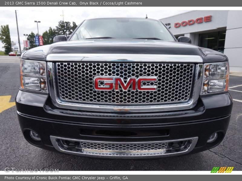 Onyx Black / Cocoa/Light Cashmere 2013 GMC Sierra 1500 Denali Crew Cab
