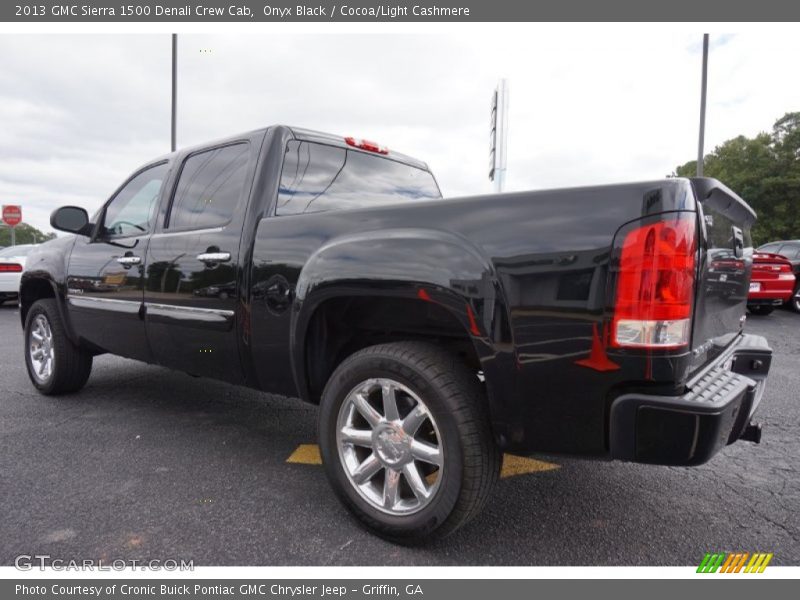 Onyx Black / Cocoa/Light Cashmere 2013 GMC Sierra 1500 Denali Crew Cab