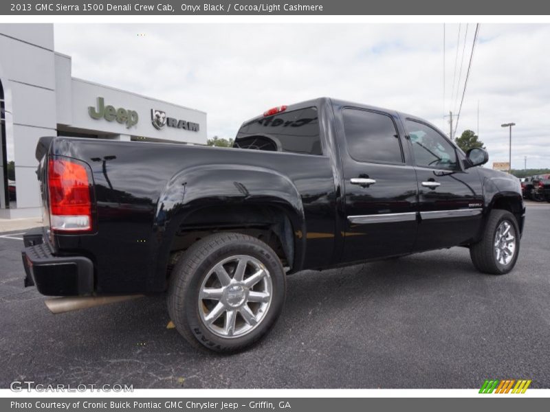 Onyx Black / Cocoa/Light Cashmere 2013 GMC Sierra 1500 Denali Crew Cab