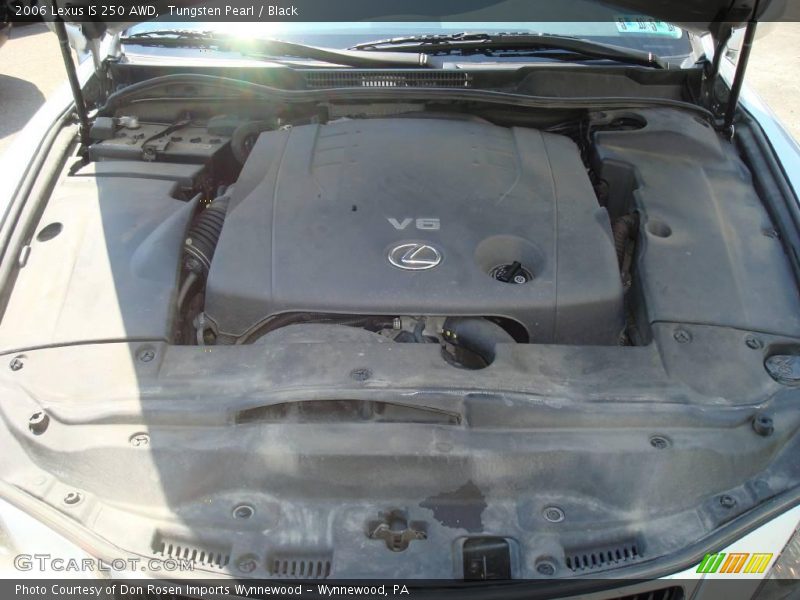 Tungsten Pearl / Black 2006 Lexus IS 250 AWD