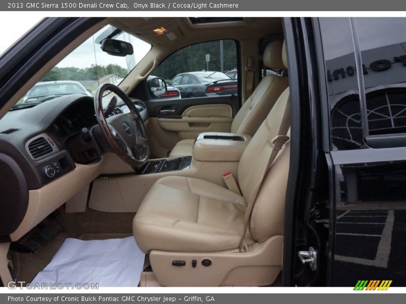 Onyx Black / Cocoa/Light Cashmere 2013 GMC Sierra 1500 Denali Crew Cab