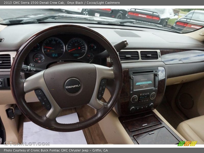 Onyx Black / Cocoa/Light Cashmere 2013 GMC Sierra 1500 Denali Crew Cab