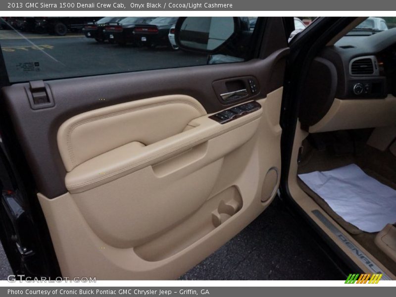 Onyx Black / Cocoa/Light Cashmere 2013 GMC Sierra 1500 Denali Crew Cab