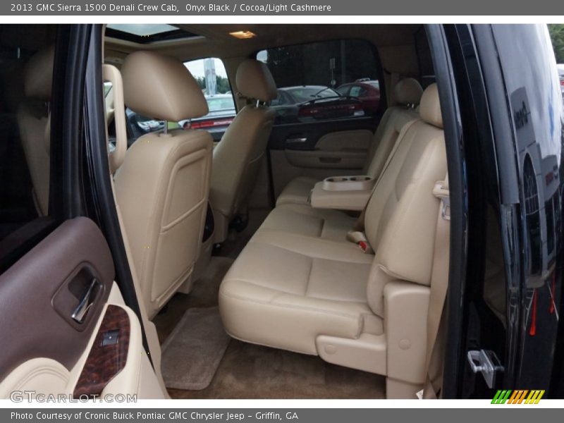 Onyx Black / Cocoa/Light Cashmere 2013 GMC Sierra 1500 Denali Crew Cab