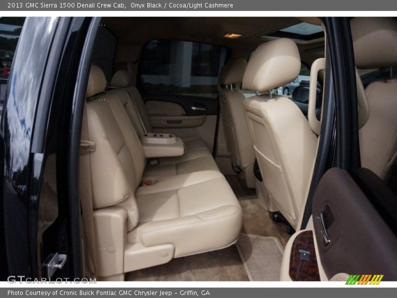 Onyx Black / Cocoa/Light Cashmere 2013 GMC Sierra 1500 Denali Crew Cab