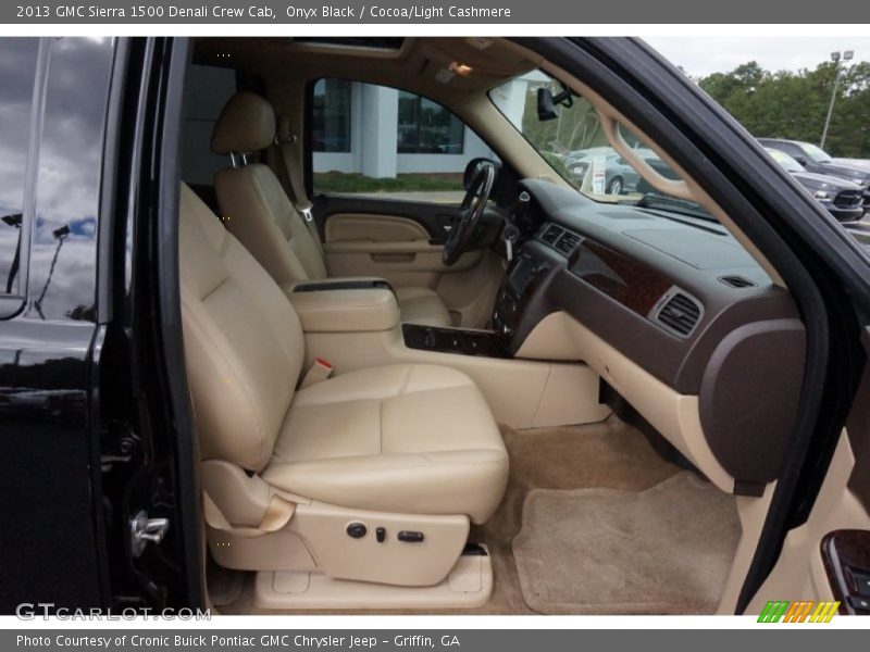 Onyx Black / Cocoa/Light Cashmere 2013 GMC Sierra 1500 Denali Crew Cab