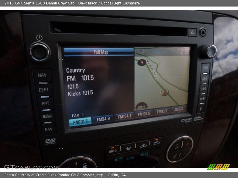 Onyx Black / Cocoa/Light Cashmere 2013 GMC Sierra 1500 Denali Crew Cab