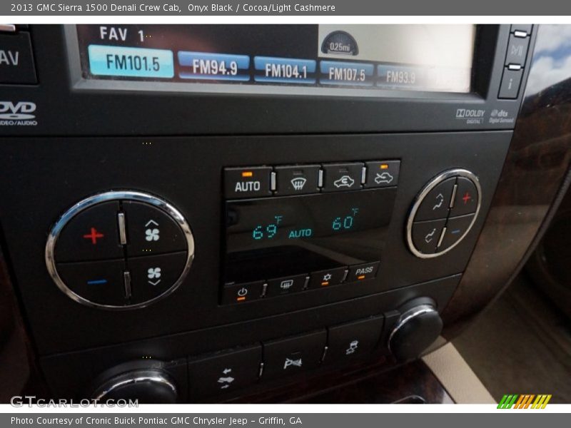 Onyx Black / Cocoa/Light Cashmere 2013 GMC Sierra 1500 Denali Crew Cab