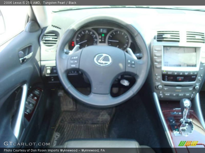 Tungsten Pearl / Black 2006 Lexus IS 250 AWD