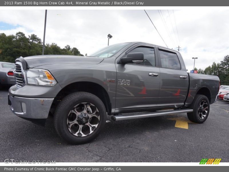 Mineral Gray Metallic / Black/Diesel Gray 2013 Ram 1500 Big Horn Crew Cab 4x4