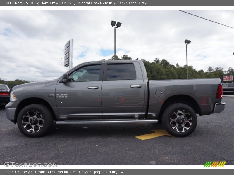 Mineral Gray Metallic / Black/Diesel Gray 2013 Ram 1500 Big Horn Crew Cab 4x4