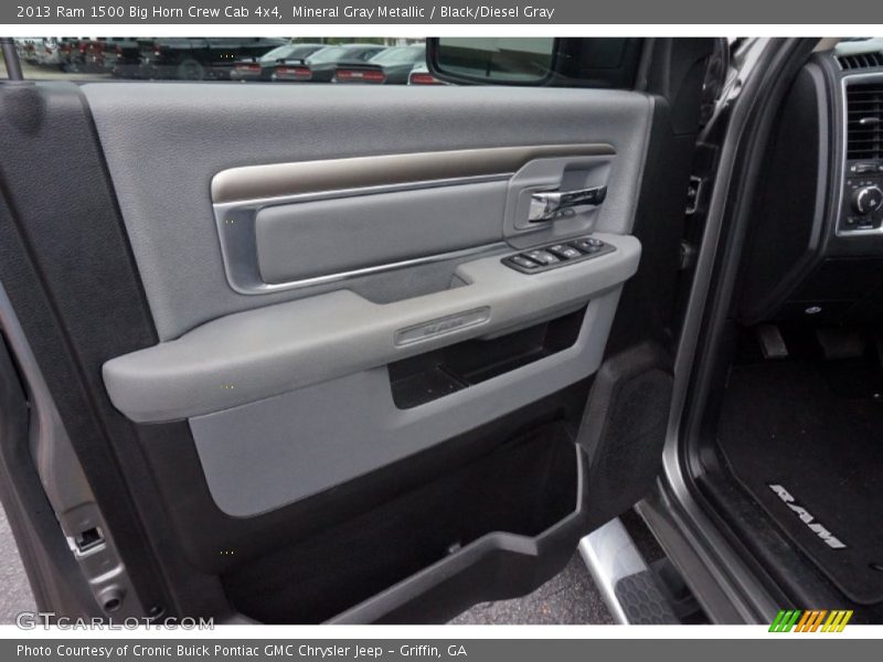 Mineral Gray Metallic / Black/Diesel Gray 2013 Ram 1500 Big Horn Crew Cab 4x4