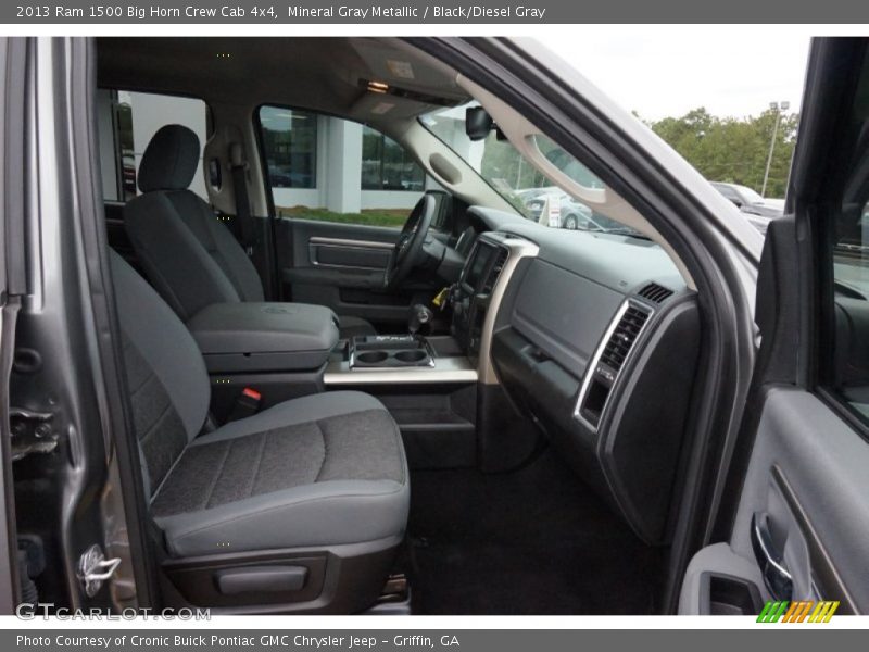 Mineral Gray Metallic / Black/Diesel Gray 2013 Ram 1500 Big Horn Crew Cab 4x4