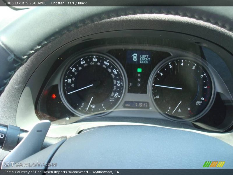 Tungsten Pearl / Black 2006 Lexus IS 250 AWD