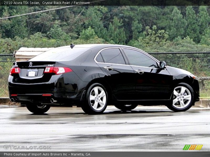 Crystal Black Pearl / Parchment 2010 Acura TSX Sedan