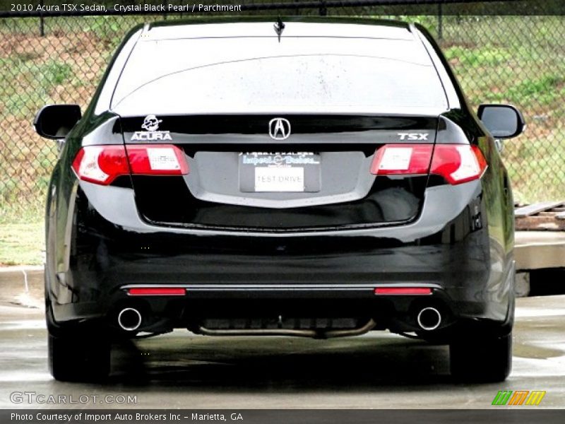 Crystal Black Pearl / Parchment 2010 Acura TSX Sedan