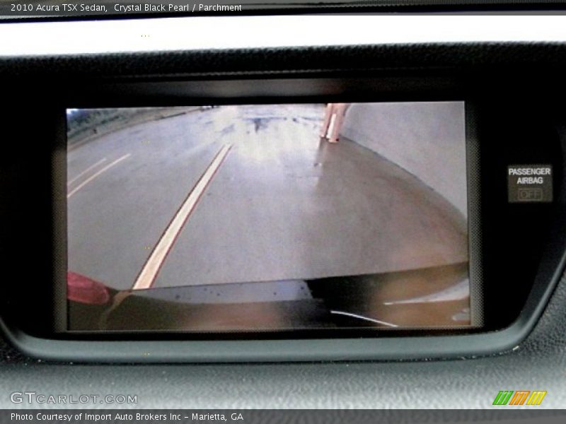 Crystal Black Pearl / Parchment 2010 Acura TSX Sedan