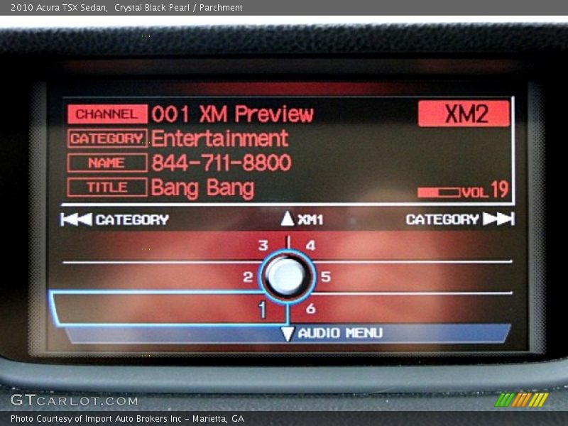 Crystal Black Pearl / Parchment 2010 Acura TSX Sedan