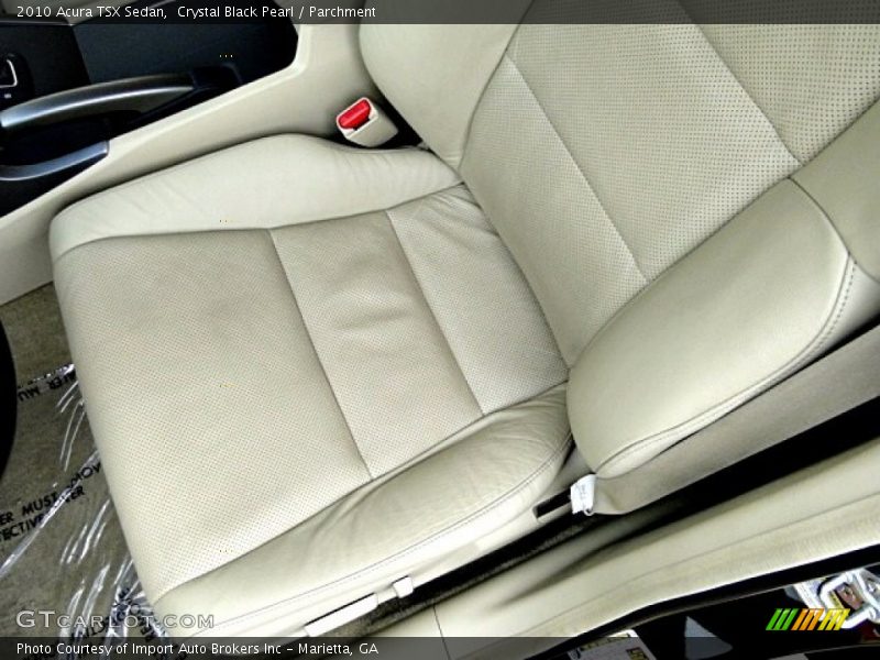 Crystal Black Pearl / Parchment 2010 Acura TSX Sedan
