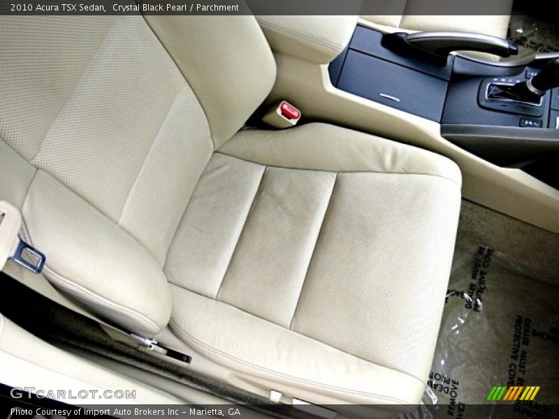 Crystal Black Pearl / Parchment 2010 Acura TSX Sedan