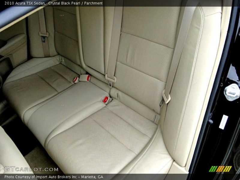 Crystal Black Pearl / Parchment 2010 Acura TSX Sedan