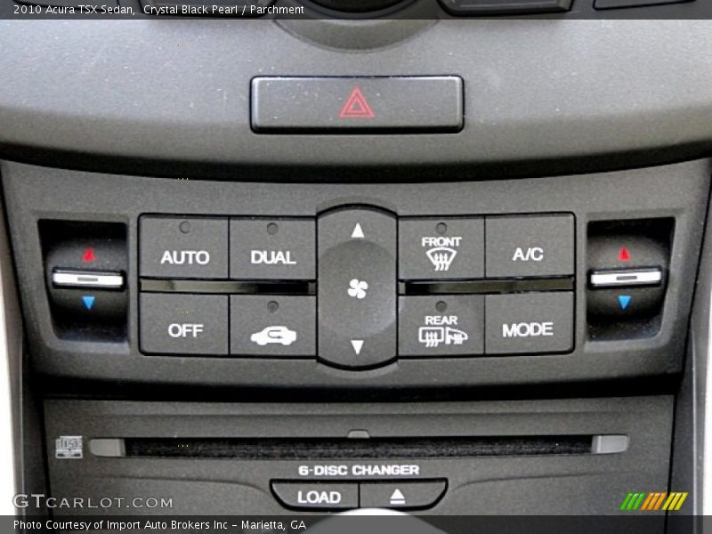 Crystal Black Pearl / Parchment 2010 Acura TSX Sedan