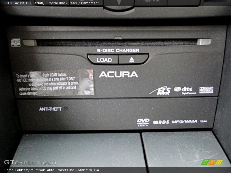 Crystal Black Pearl / Parchment 2010 Acura TSX Sedan