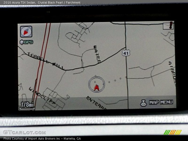 Crystal Black Pearl / Parchment 2010 Acura TSX Sedan