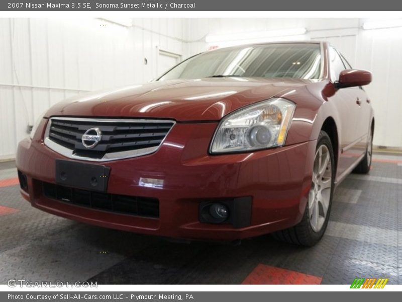 Sonoma Sunset Metallic / Charcoal 2007 Nissan Maxima 3.5 SE