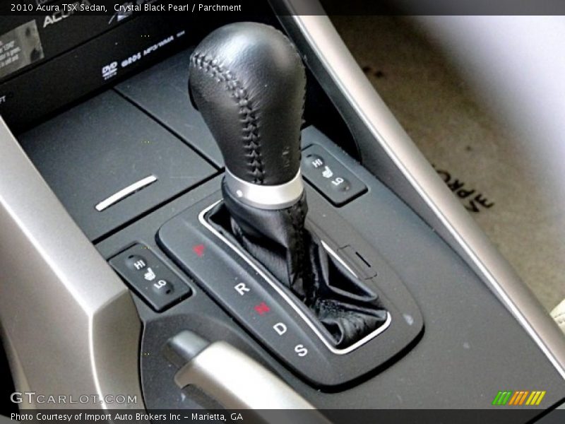 Crystal Black Pearl / Parchment 2010 Acura TSX Sedan