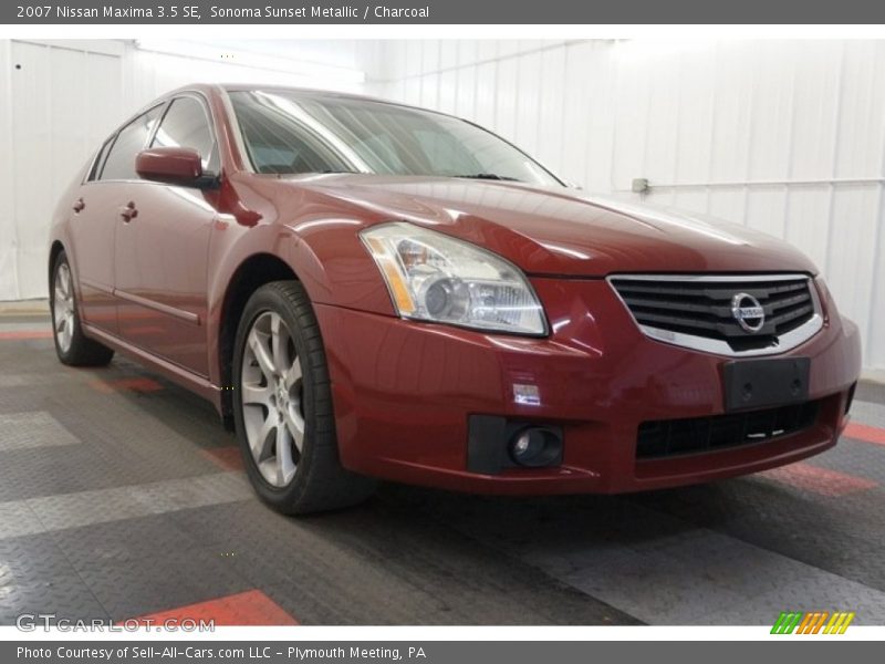 Sonoma Sunset Metallic / Charcoal 2007 Nissan Maxima 3.5 SE