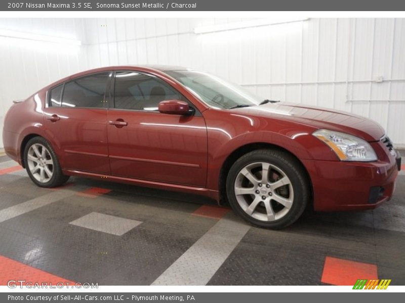 Sonoma Sunset Metallic / Charcoal 2007 Nissan Maxima 3.5 SE