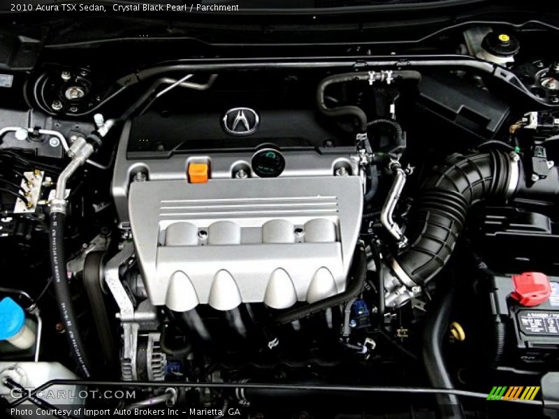 Crystal Black Pearl / Parchment 2010 Acura TSX Sedan
