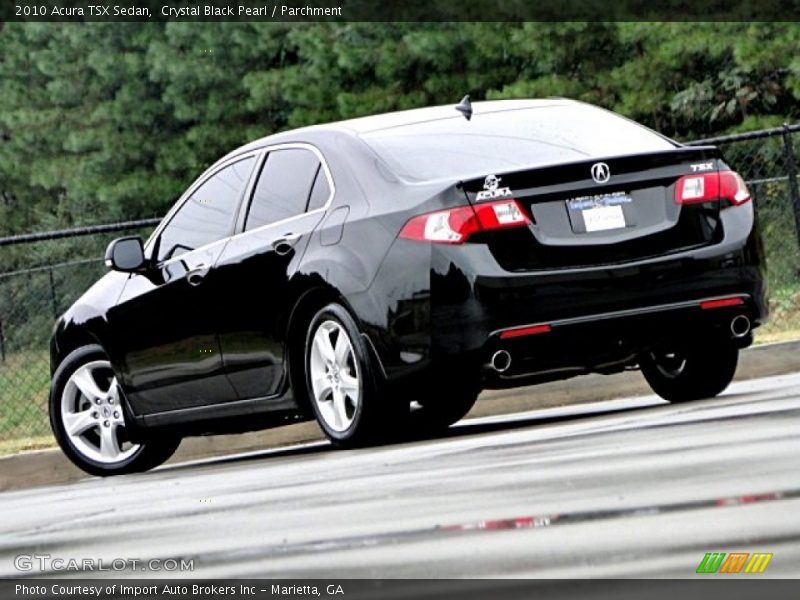 Crystal Black Pearl / Parchment 2010 Acura TSX Sedan