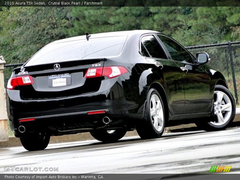 Crystal Black Pearl / Parchment 2010 Acura TSX Sedan
