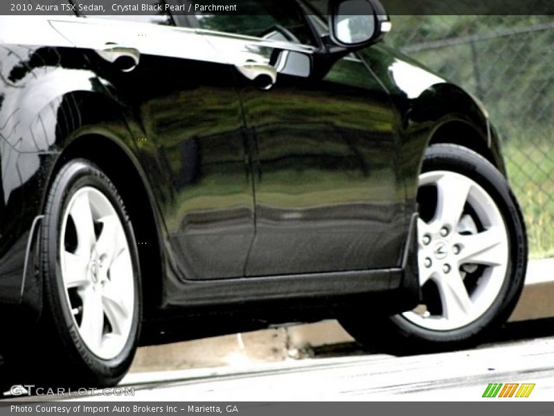 Crystal Black Pearl / Parchment 2010 Acura TSX Sedan