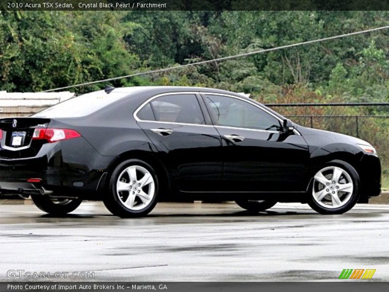 Crystal Black Pearl / Parchment 2010 Acura TSX Sedan