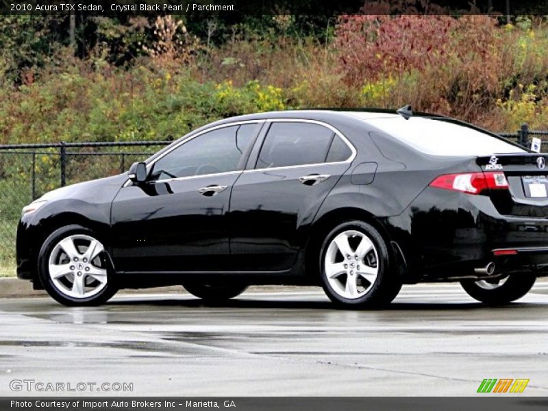 Crystal Black Pearl / Parchment 2010 Acura TSX Sedan
