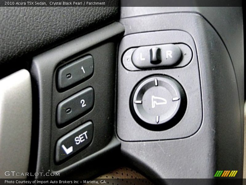 Crystal Black Pearl / Parchment 2010 Acura TSX Sedan