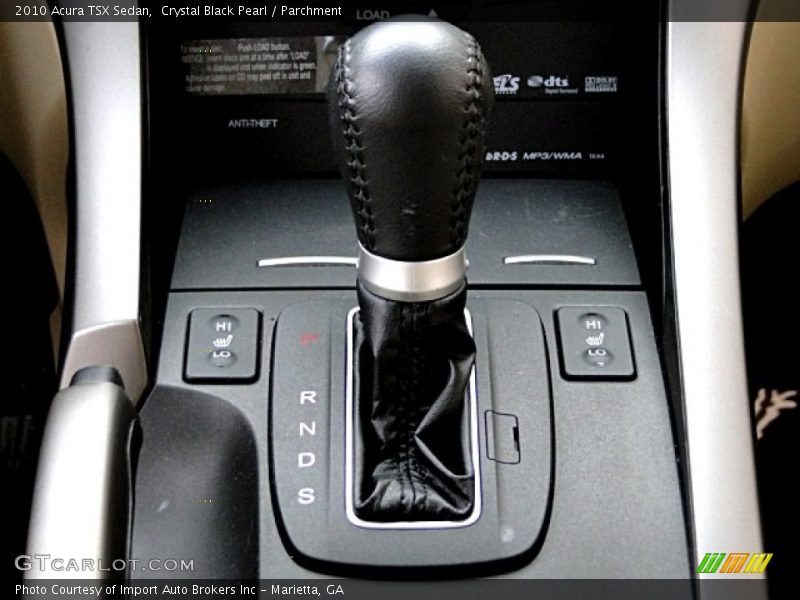 Crystal Black Pearl / Parchment 2010 Acura TSX Sedan
