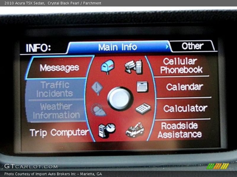 Crystal Black Pearl / Parchment 2010 Acura TSX Sedan