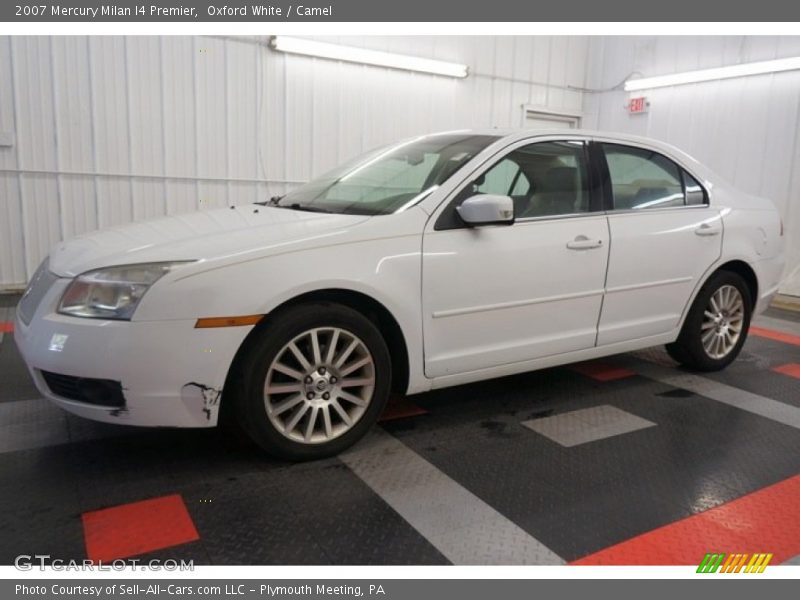 Oxford White / Camel 2007 Mercury Milan I4 Premier
