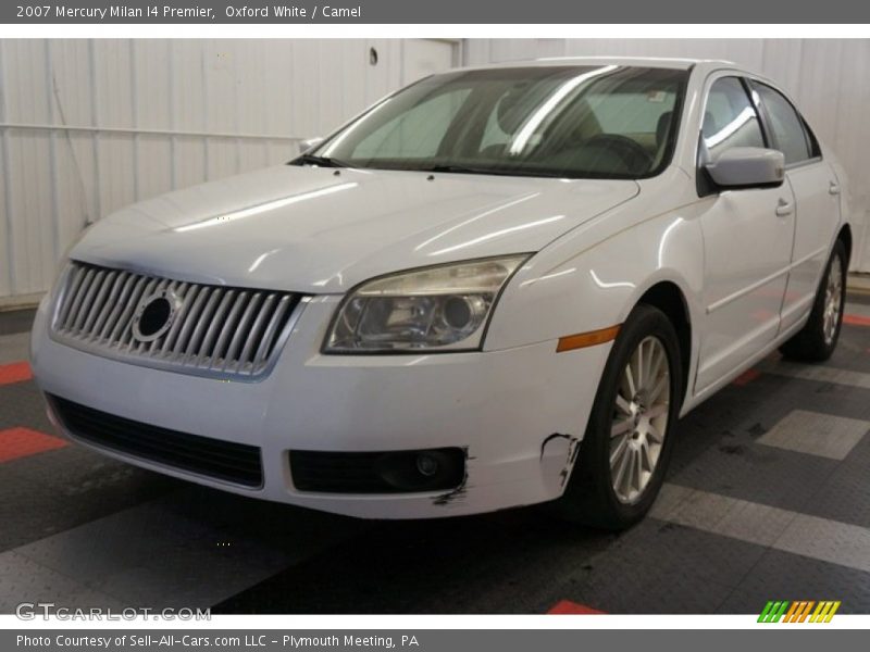 Oxford White / Camel 2007 Mercury Milan I4 Premier
