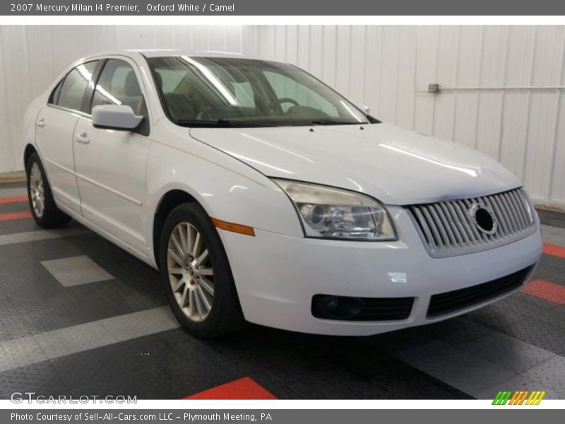 Oxford White / Camel 2007 Mercury Milan I4 Premier