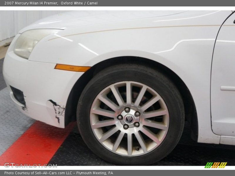 Oxford White / Camel 2007 Mercury Milan I4 Premier