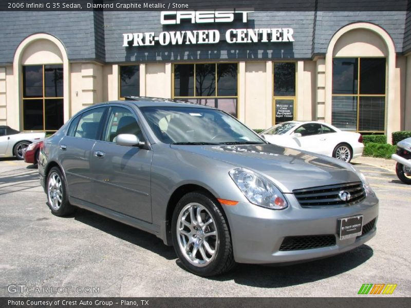 Diamond Graphite Metallic / Stone 2006 Infiniti G 35 Sedan