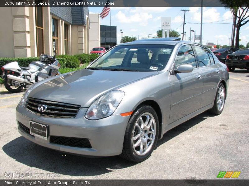 Diamond Graphite Metallic / Stone 2006 Infiniti G 35 Sedan