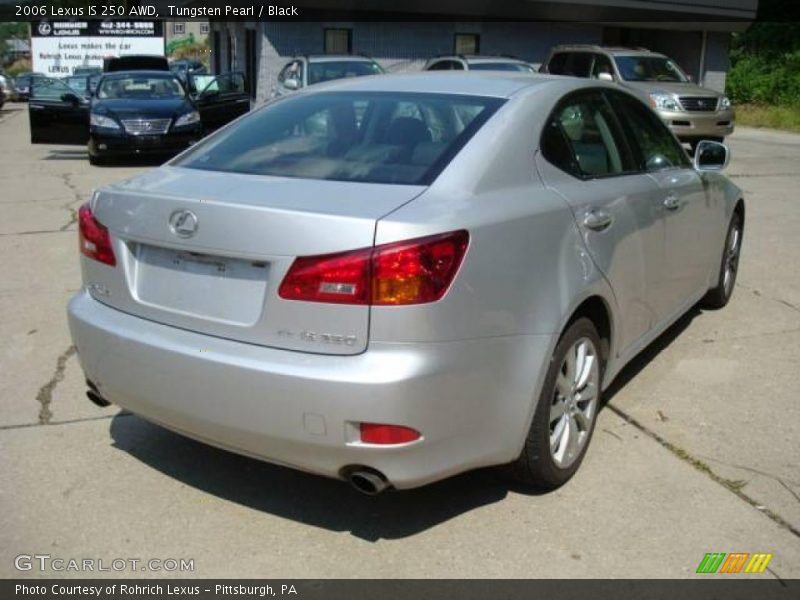 Tungsten Pearl / Black 2006 Lexus IS 250 AWD